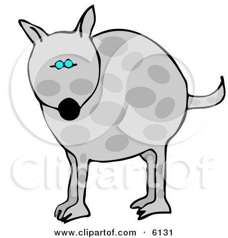 Chubby Spotted Dog Clipart Illustration by djart