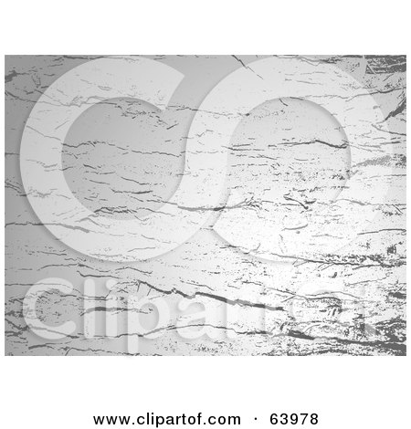 Royalty-Free (RF) Clipart Illustration of a Gray Crinkled Grunge Texture Background by KJ Pargeter