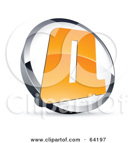 Royalty-Free (RF) Clipart Illustration of a Pre-Made Logo Of A Letter Q In A Circle by beboy