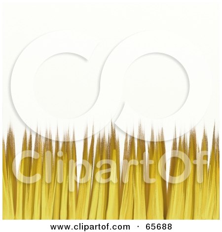 Royalty-Free (RF) Clipart Illustration of a Background Of Golden Straw On White by Prawny