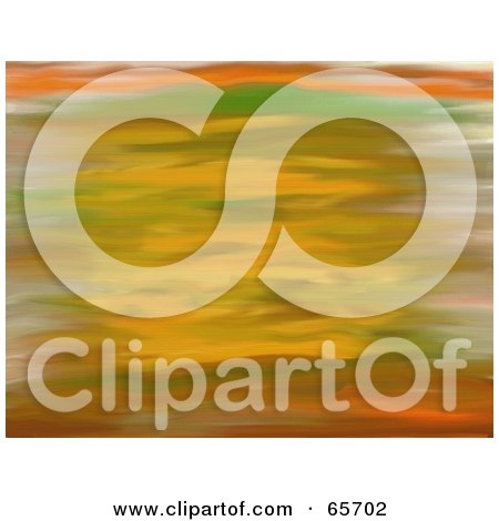 Royalty-Free (RF) Clipart Illustration of a Background Of Abstract Orange And Green Paint Strokes by Prawny