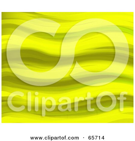 Royalty-Free (RF) Clipart Illustration of a Background Of Abstract Wavy Yellow Paint Strokes by Prawny