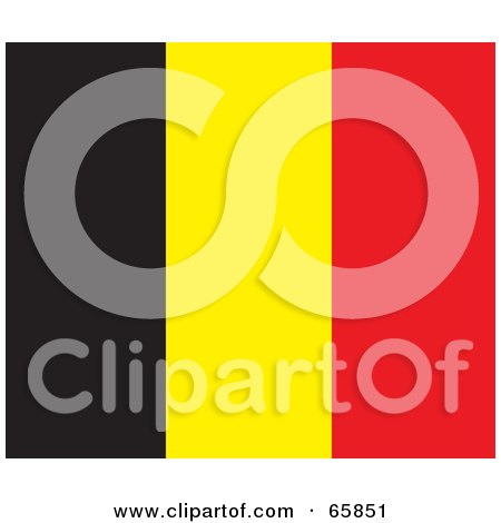 Royalty-Free (RF) Clipart Illustration of a Belgium Flag Background by Prawny