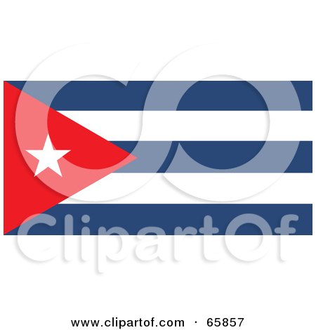 Royalty-Free (RF) Clipart Illustration of a Cuba Flag Background by Prawny
