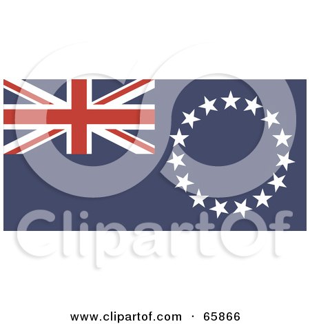 Royalty-Free (RF) Clipart Illustration of a Cook Islands Flag Background by Prawny