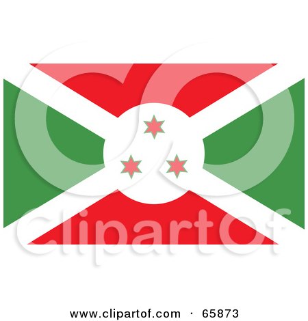 Royalty-Free (RF) Clipart Illustration of a Burundi Flag Background by Prawny