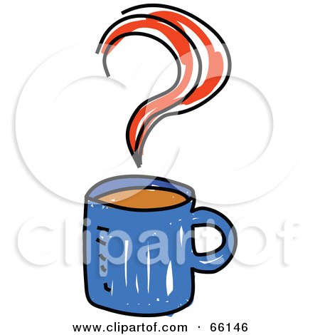 Royalty-Free (RF) Clipart Illustration of a Sketched Cup Of Tea by Prawny