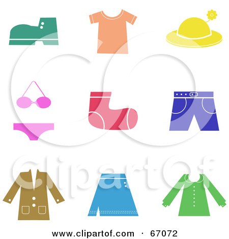 Royalty-Free (RF) Clipart Illustration of a Digital Collage Of Colorful ...
