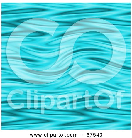 Royalty-Free (RF) Clipart Illustration of a Turquoise Rippling Water Background by Arena Creative