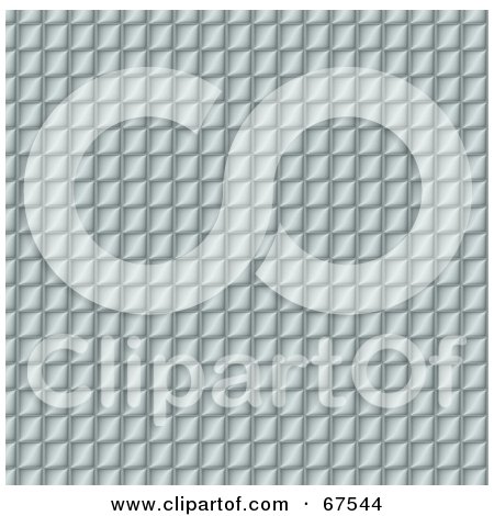 Royalty-Free (RF) Clipart Illustration of a Diamond Cut Chrome Textured Background by Arena Creative