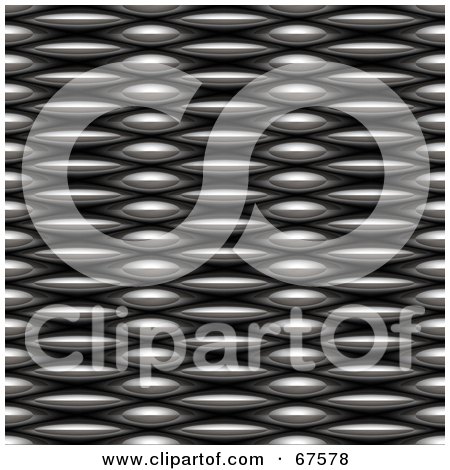 Royalty-Free (RF) Clipart Illustration of a Background Of Shiny Chain Mesh by Arena Creative