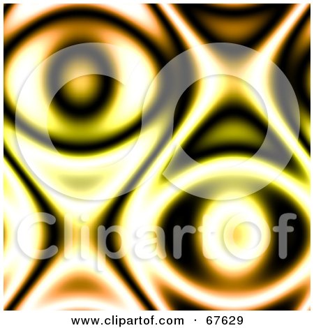 Royalty-Free (RF) Clipart Illustration of a Background Of Opposite Orange And Yellow Eyes by Arena Creative