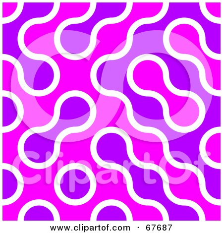 Royalty-Free (RF) Clipart Illustration of a Microscopic Purple And Pink Background by Arena Creative