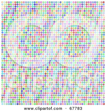 Royalty-Free (RF) Clipart Illustration of a Colorful Background Of Circles On White by Arena Creative