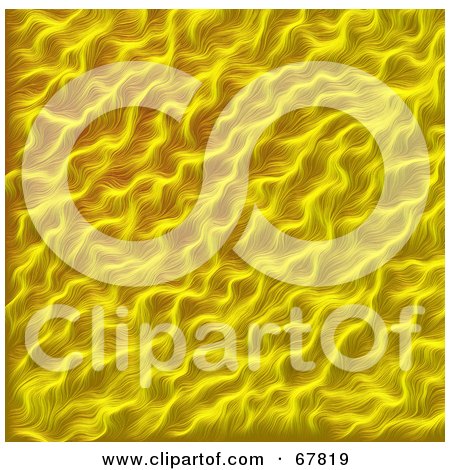 Royalty-Free (RF) Clipart Illustration of a Textured Background Of Yellow Hair Or Fur by Arena Creative