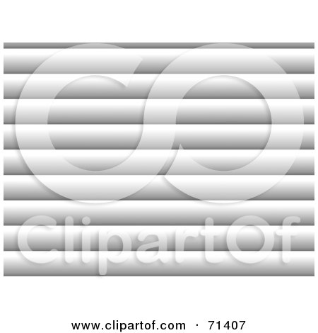 Royalty-Free (RF) Clipart Illustration of White Horizontal Blinds by oboy