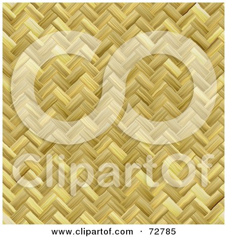 Royalty-Free (RF) Clipart Illustration of a Woven Basket Weave Texture Background by Arena Creative