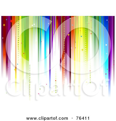 Royalty-Free (RF) Clipart Illustration of a Spectrum Vertical Blur Background by BNP Design Studio