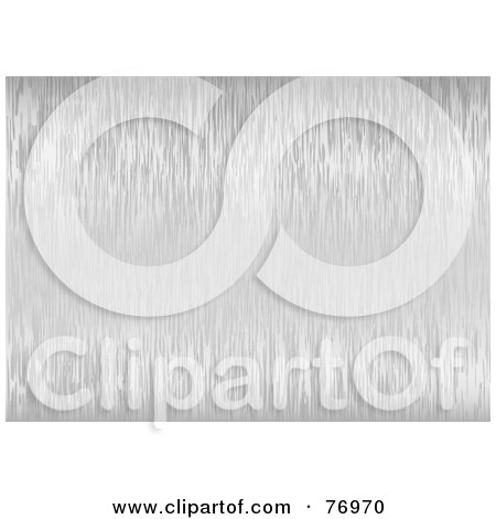 Royalty-Free (RF) Clipart Illustration of a Background Of Vertically Brushed Silver by michaeltravers