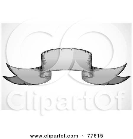 Royalty-Free (RF) Clipart Illustration of a Black And Gray Aged Arch Banner by BestVector