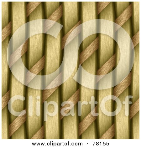 Royalty-Free (RF) Clipart Illustration of a Seamless Background Of Woven Strands by Arena Creative