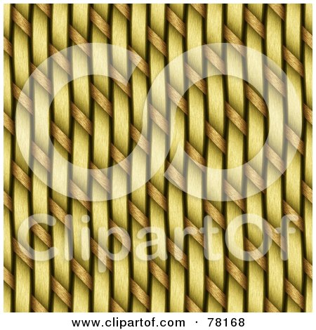 Royalty-Free (RF) Clipart Illustration of a Background Of Weaved Woven Strands; Seamless by Arena Creative
