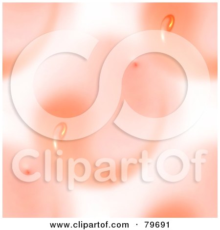 Royalty-Free (RF) Clipart Illustration of an Orange Fractal Swirl Background by oboy