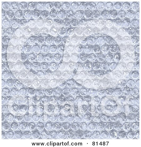 Royalty-Free (RF) Clipart Illustration of a Seamless Background Of Plastic Bubble Wrap by Arena Creative