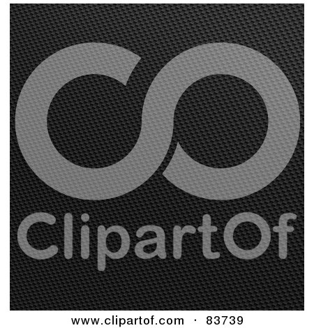 Royalty-Free (RF) Clipart Illustration of a Jet Black Carbon Fiber Tight Weave Background by Arena Creative