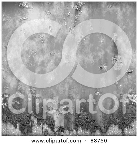 Royalty-Free (RF) Clipart Illustration of a Seamless Metal Grunge Wall Background by Arena Creative