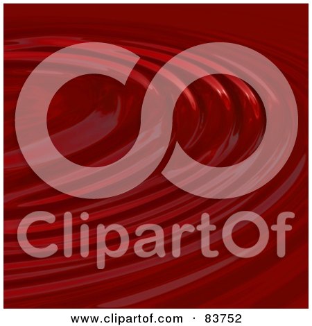 Royalty-Free (RF) Clipart Illustration of a Red Rippling Liquid Background by Arena Creative