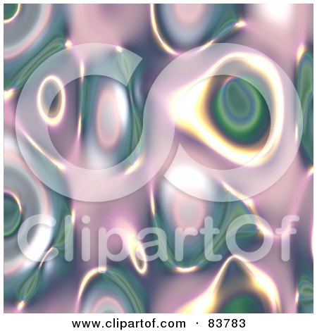 Royalty-Free (RF) Clipart Illustration of a Pink And Green Abstract Background Of Circles by Arena Creative