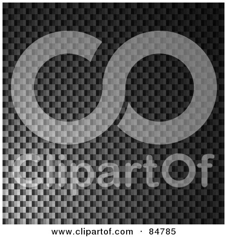 Royalty-Free (RF) Clipart Illustration of a Textured Carbon Fiber Background In Gray - Version 7 by Arena Creative