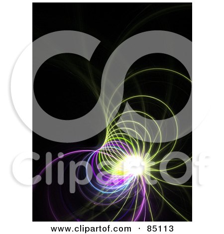 Royalty-Free (RF) Clipart Illustration of an Abstract Fractal Design Background - Version 35 by Arena Creative