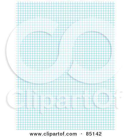 Royalty-Free (RF) Clipart Illustration of a Background Of Blue Grid Lines On White by Arena Creative