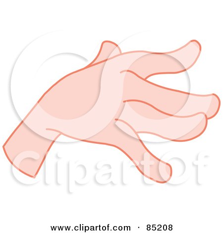 Royalty-Free (RF) Clipart Illustration of a Gesturing Hand by yayayoyo