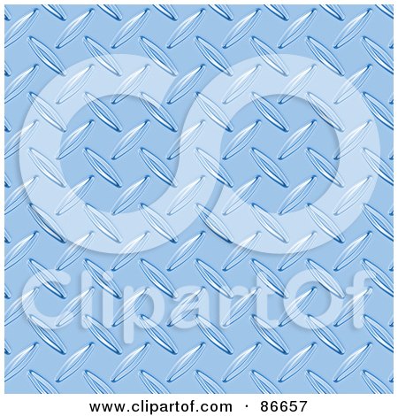 Royalty-Free (RF) Clipart Illustration of a Seamless Diamond Plate Textured Background - Version 5 by Arena Creative