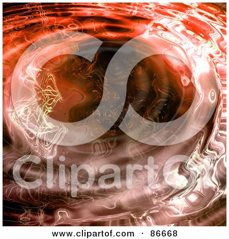 Royalty-Free (RF) Clipart Illustration of a Background Of Rippling Plasma Liquid by Arena Creative