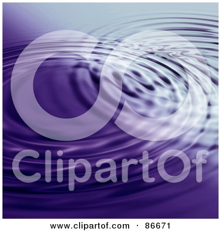 Royalty-Free (RF) Clipart Illustration of a Purple Ripple Background by Arena Creative
