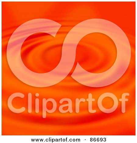 Royalty-Free (RF) Clipart Illustration of an Orange Ripply Background by Arena Creative