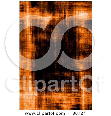 Royalty-Free (RF) Clipart Illustration of a Grungy Black And Orange Background by Arena Creative