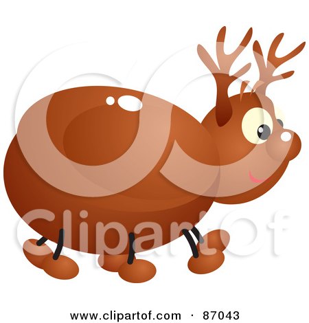 Royalty-Free (RF) Clipart Illustration of a Cute Shiny Beetle by Alex Bannykh