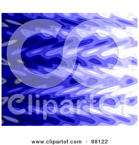 Royalty-Free (RF) Clipart Illustration of an Abstract Blue Background With Bright White On The Right by Arena Creative