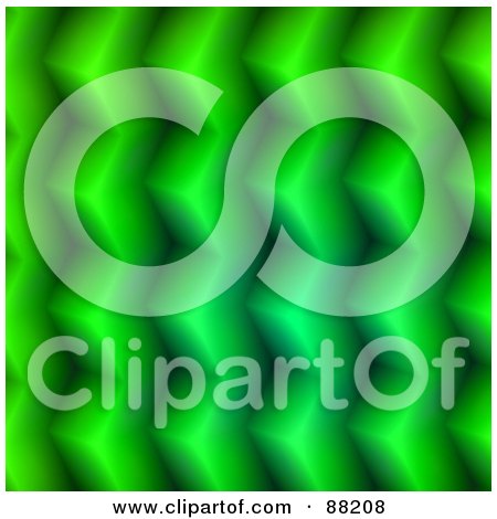 Royalty-Free (RF) Clipart Illustration of a 3d Green Box Background by Arena Creative