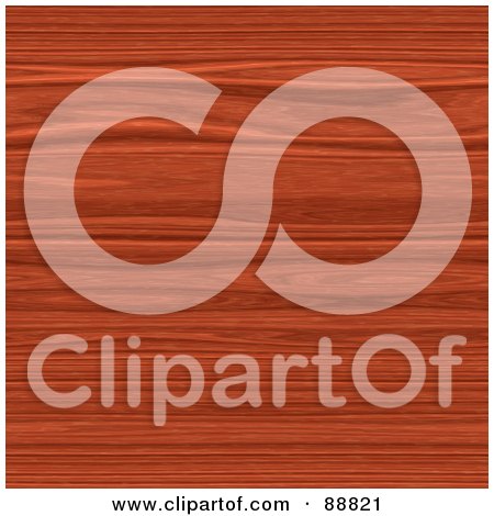 Royalty-Free (RF) Clipart Illustration of a Seamless Cherry Wood Flooring Background by Arena Creative