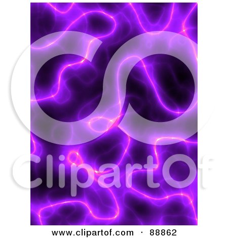 Royalty-Free (RF) Clipart Illustration of a Purple Electric Background by Arena Creative