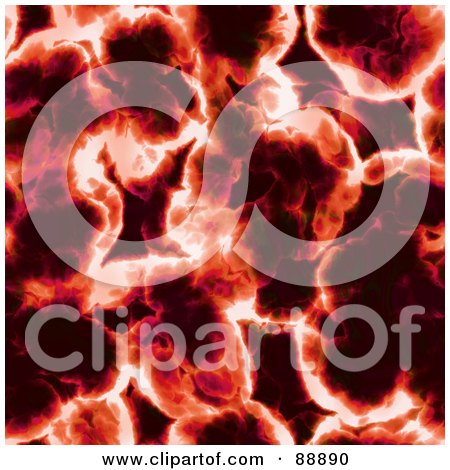 Royalty-Free (RF) Clipart Illustration of a Background Of Red Microscopic Cells by Arena Creative