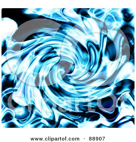 Royalty-Free (RF) Clipart Illustration of a Swirling Liquid Plasma Background by Arena Creative