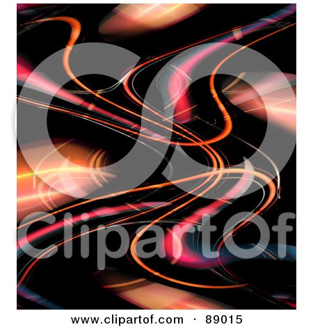 Royalty-Free (RF) Clipart Illustration of an Abstract Fractal Background - 11 by Arena Creative