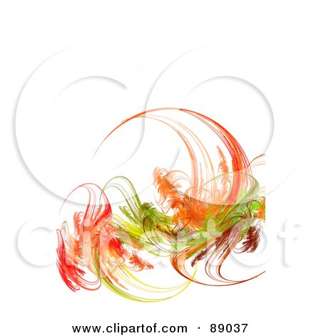 Royalty-Free (RF) Clipart Illustration of an Abstract Fractal Background - 33 by Arena Creative